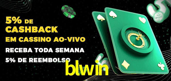 Promoções do cassino ao Vivo blwin